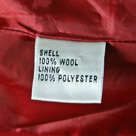 NWOT / Talbots Petites / Red Wool Blazer / 14 - Picture 7 of 7